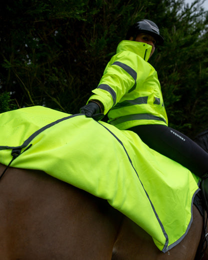 Equidry Waterproof Hi-Vis Horse Exercise Sheet for Equestrian Riding Safety