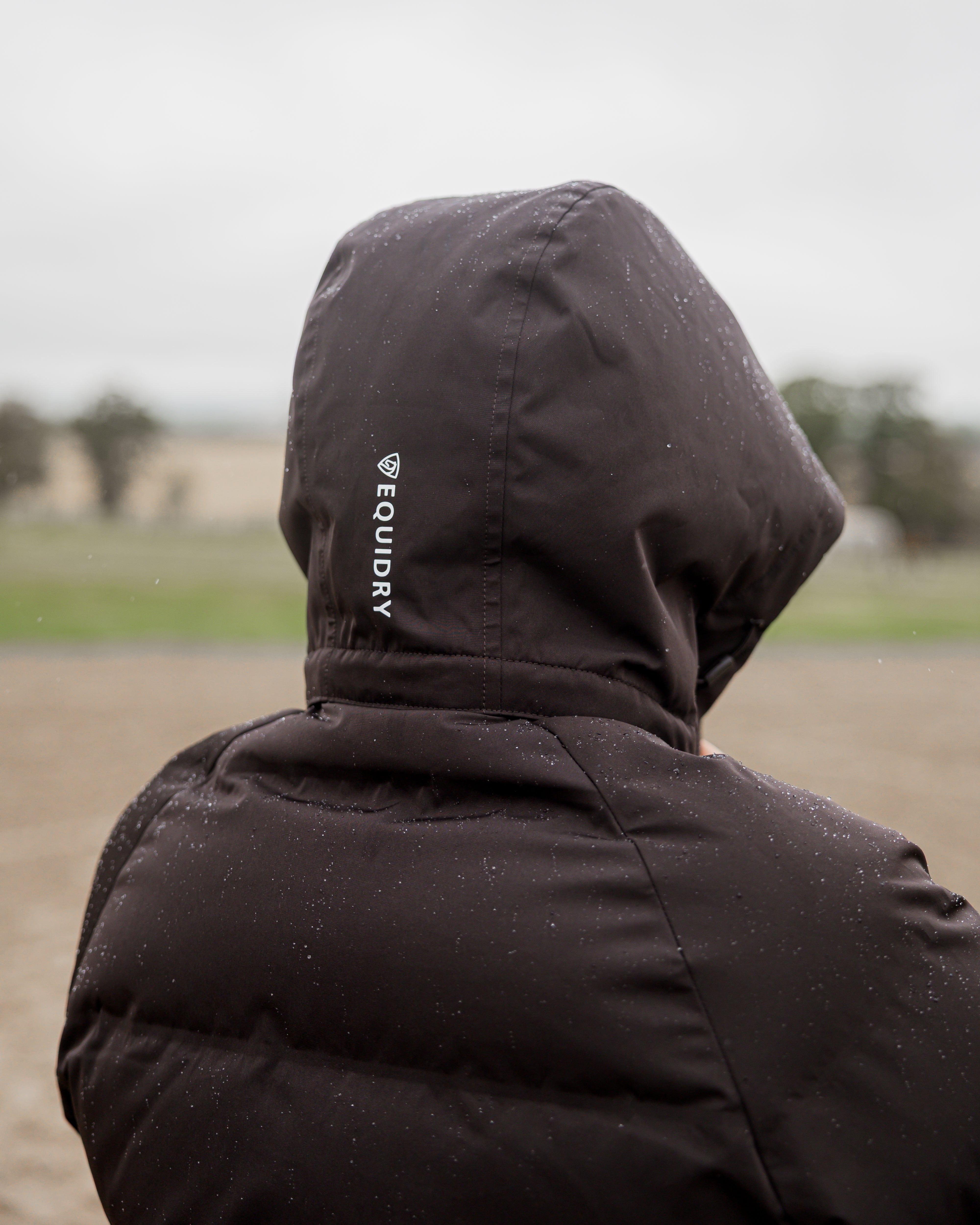 EQUIDRY Talia Women's Waterproof Puffer Jacket Brown