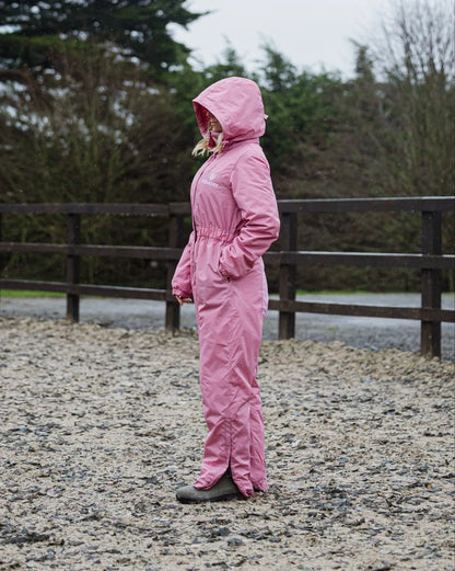 EQUIDRY Women's All-In-One Jumpsuit Dusky Pink
