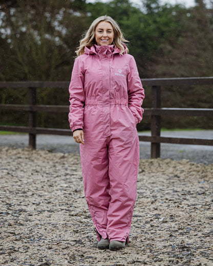 EQUIDRY Women's All-In-One Jumpsuit Dusky Pink