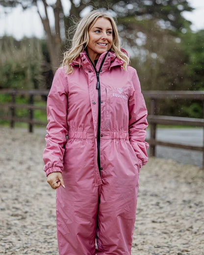 EQUIDRY Women's All-In-One Jumpsuit Dusky Pink