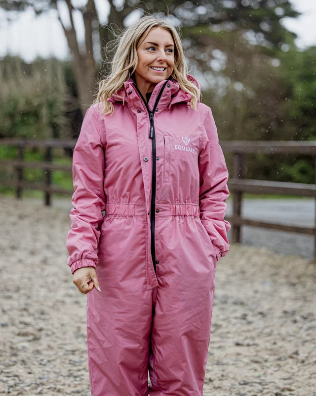 EQUIDRY Women's All-In-One Jumpsuit Dusky Pink