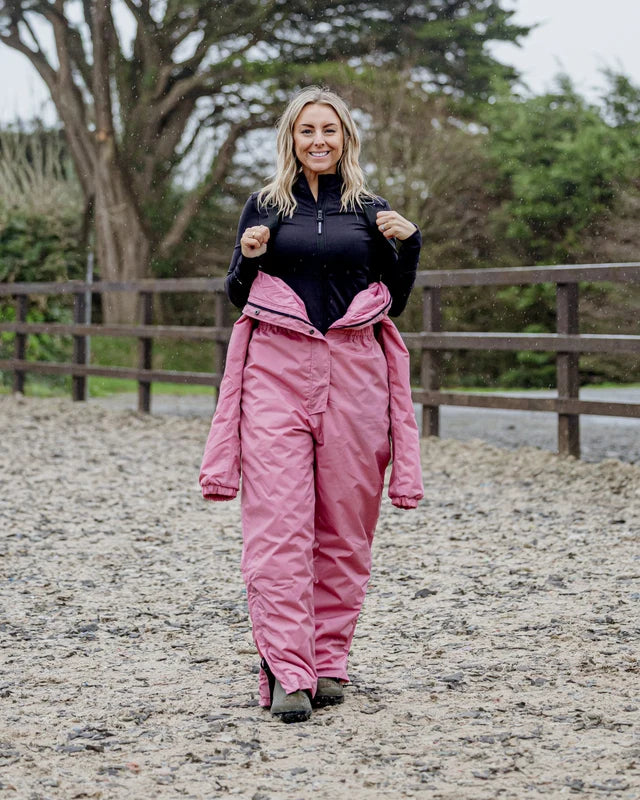 EQUIDRY Women's All-In-One Jumpsuit Dusky Pink