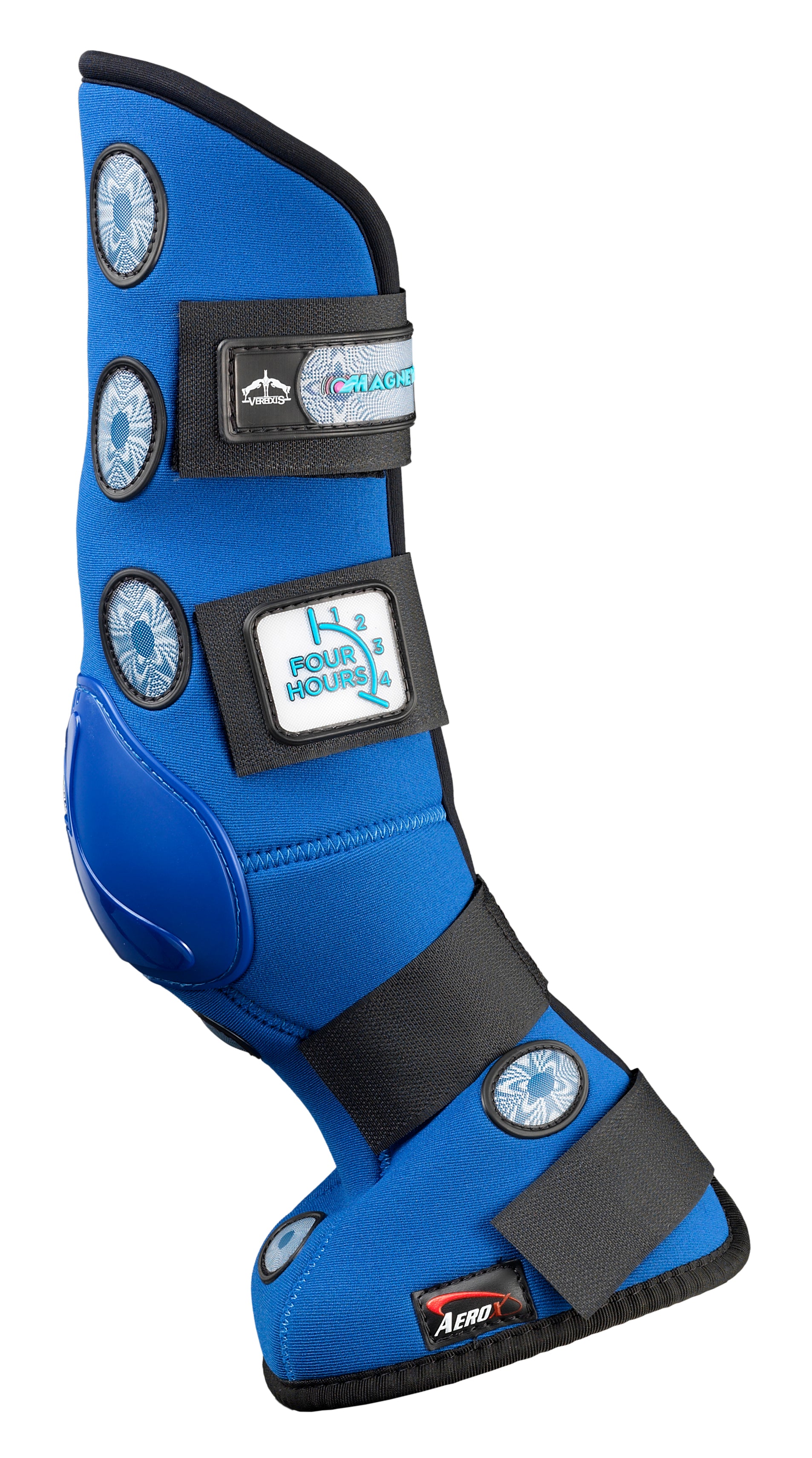 Veredus 4 Hour Magnetic Horse Boots - Blue. Equine Therapy & Leg Protection. Stable boots for horses.