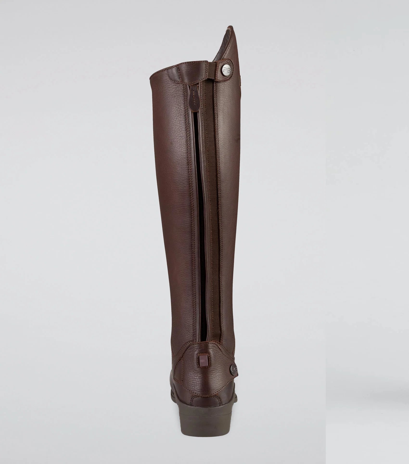 Premier Equine Vallardi Brown Leather Field Riding Boot for Women. Equestrian Apparel by Equiflair.