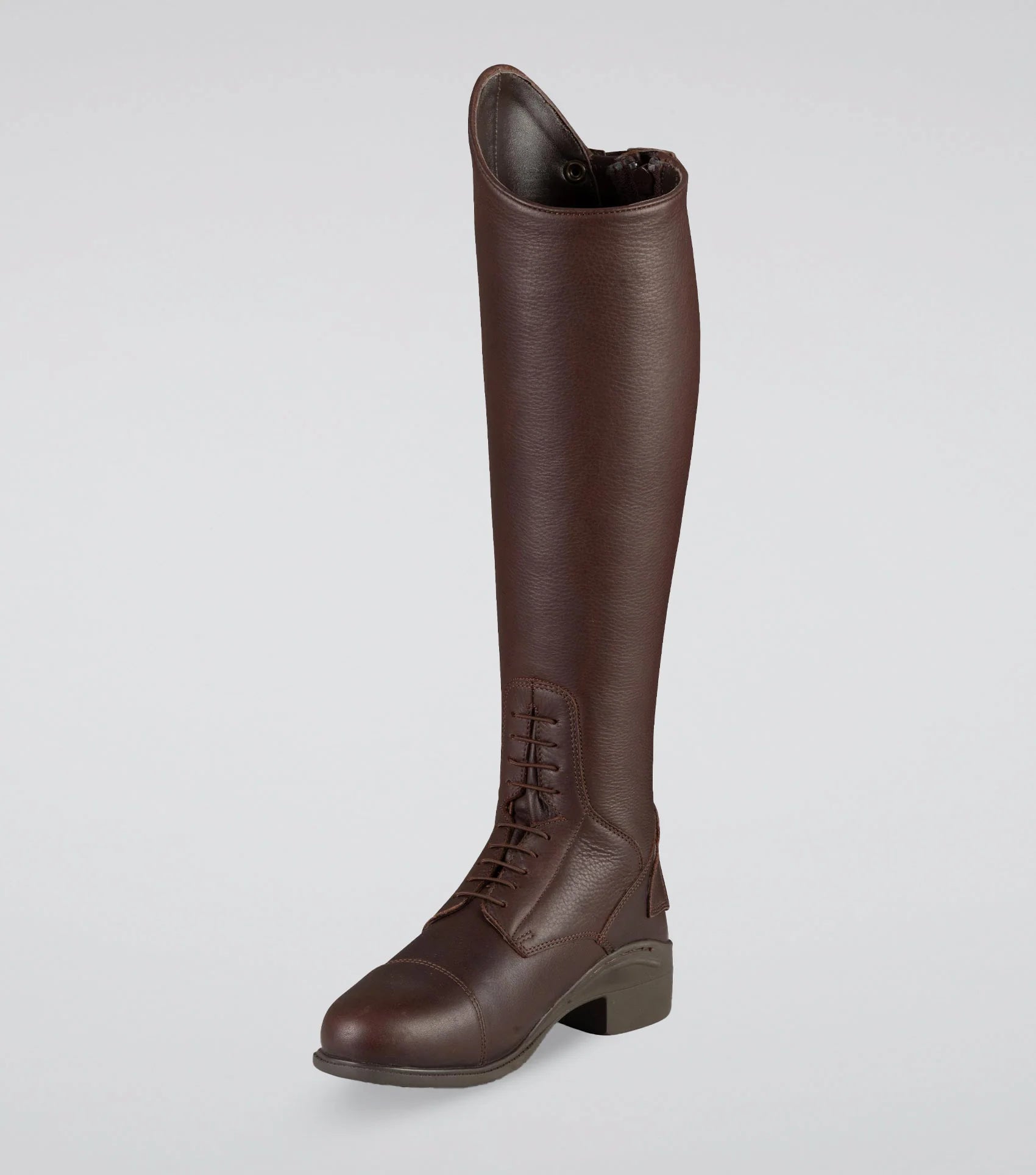 Brown Leather Tall Riding Boot | Premier Equine Vallardi Equestrian Boot for Dressage & Showjumping