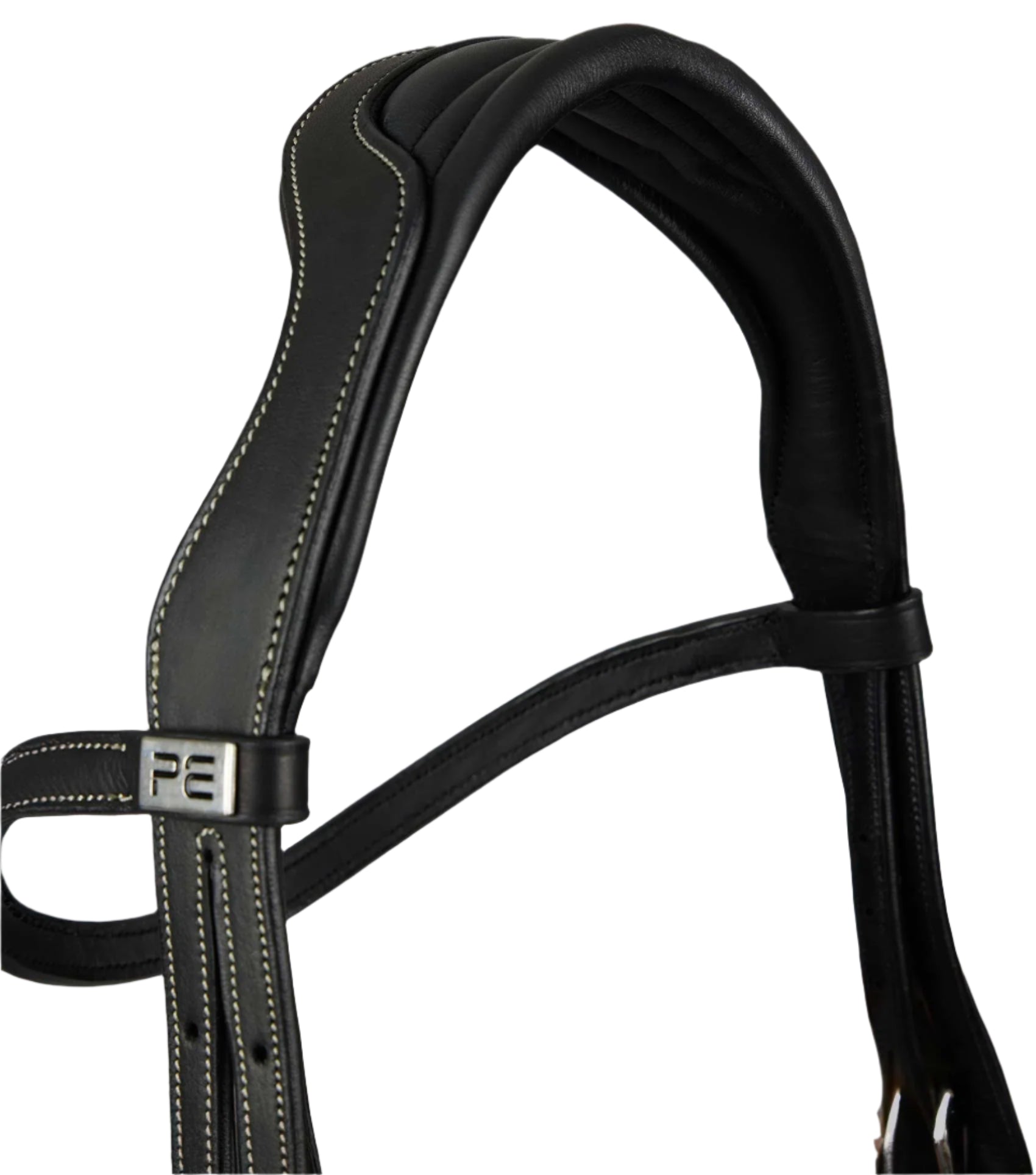 Premier Equine Veneto Anatomical Snaffle Bridle Black Leather - Horse Bridle