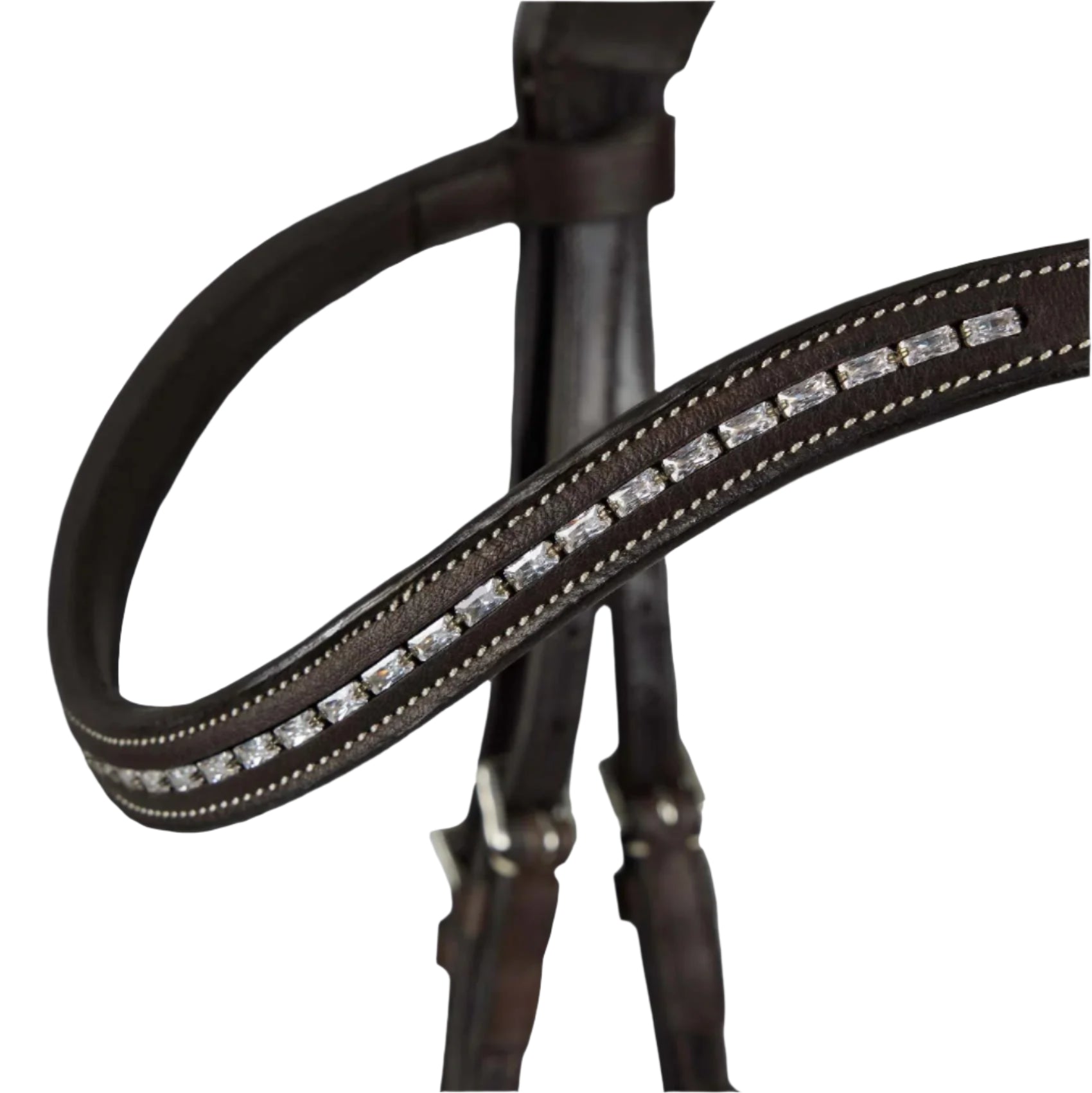 Premier Equine Veneto Anatomical Snaffle Bridle - Brown Leather Horse Riding Gear