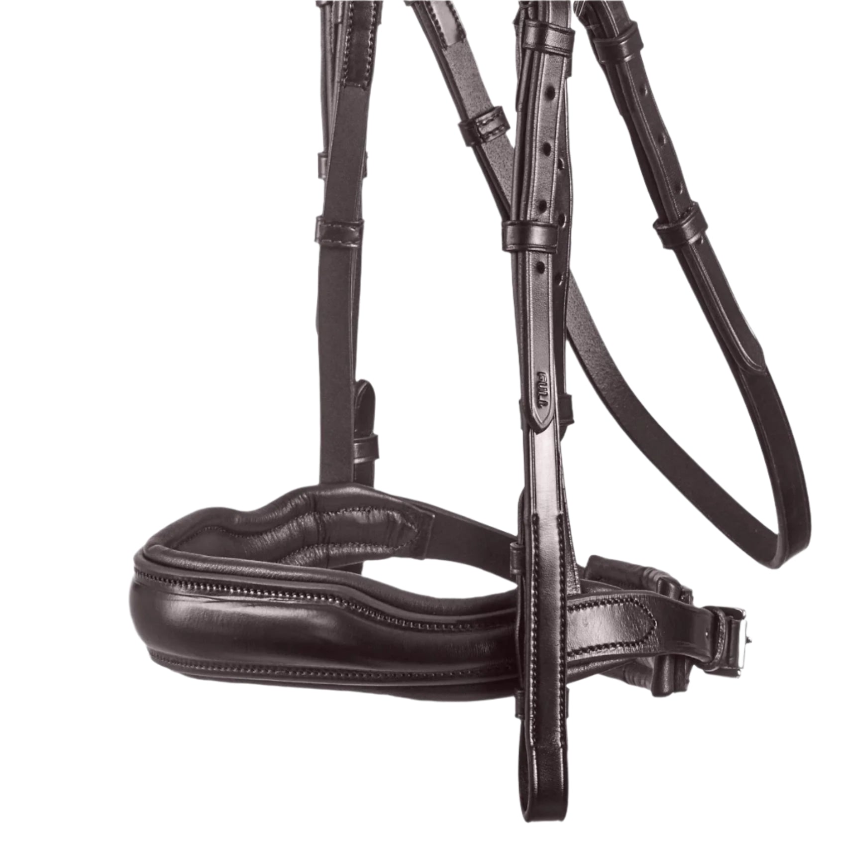 Premier Equine Verdura Anatomic Snaffle Bridle - Brown Italian Leather Horse Bridle