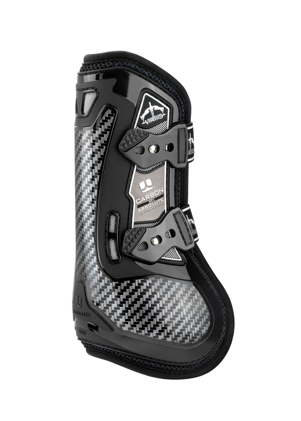 Veredus Carbon Gel Absolute Front Tendon Boots Black | Equiflair