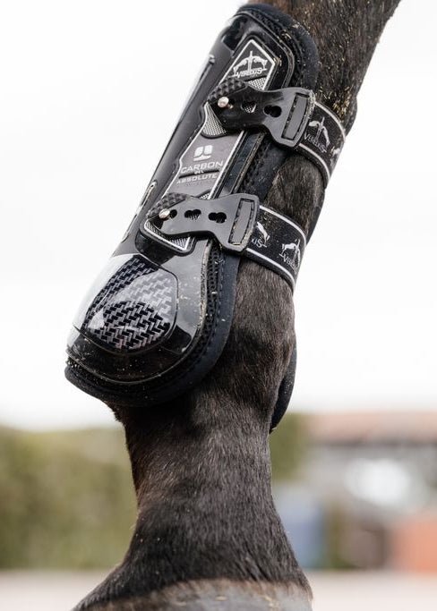 Veredus Carbon Gel Absolute Front Tendon Boots Black | Equiflair
