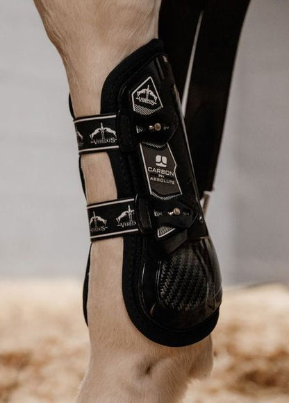 Veredus Carbon Gel Absolute Front Tendon Boots Black | Equiflair