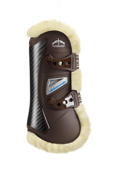 Veredus Carbon Gel Vento Front Tendon Boots Save The Sheep STS Brown | Equiflair