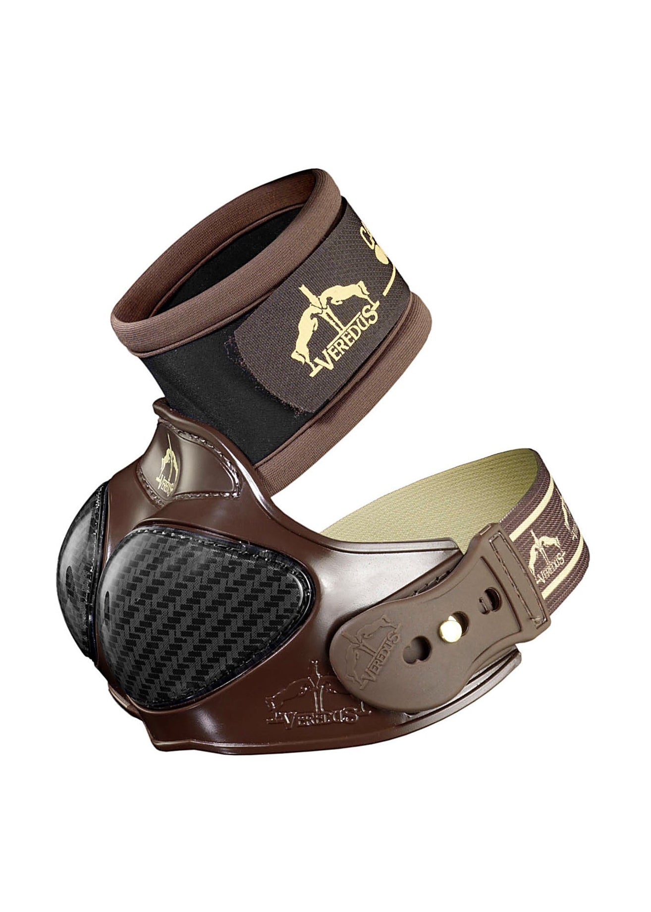 Veredus Carbon Shield Overreach Boots Brown | Equiflair