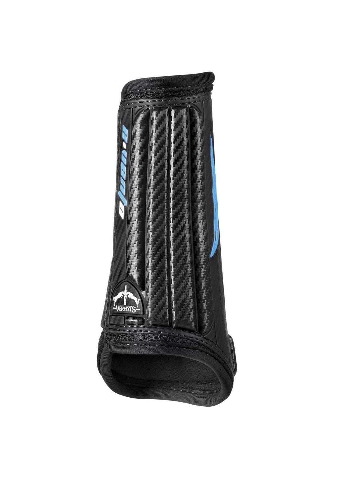 Veredus E-Vento Cross Country Boot Front - Black - Tendon Boots Horse Horse Boots