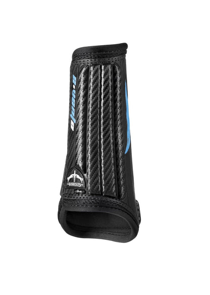 Veredus E-Vento Cross Country Boot Front - Black - Tendon Boots Horse Horse Boots
