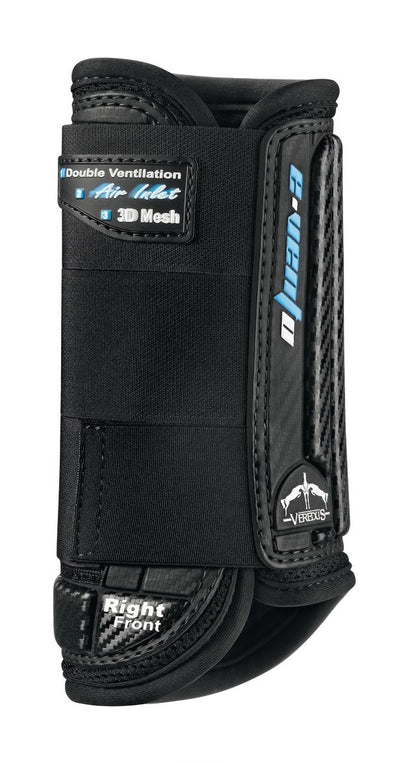 Veredus E-Vento XC Cross Country Boot Front Tendon Boots Black