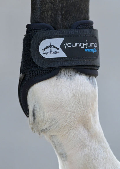 Veredus Young Jump Vento Fetlock Boots Black | Equiflair