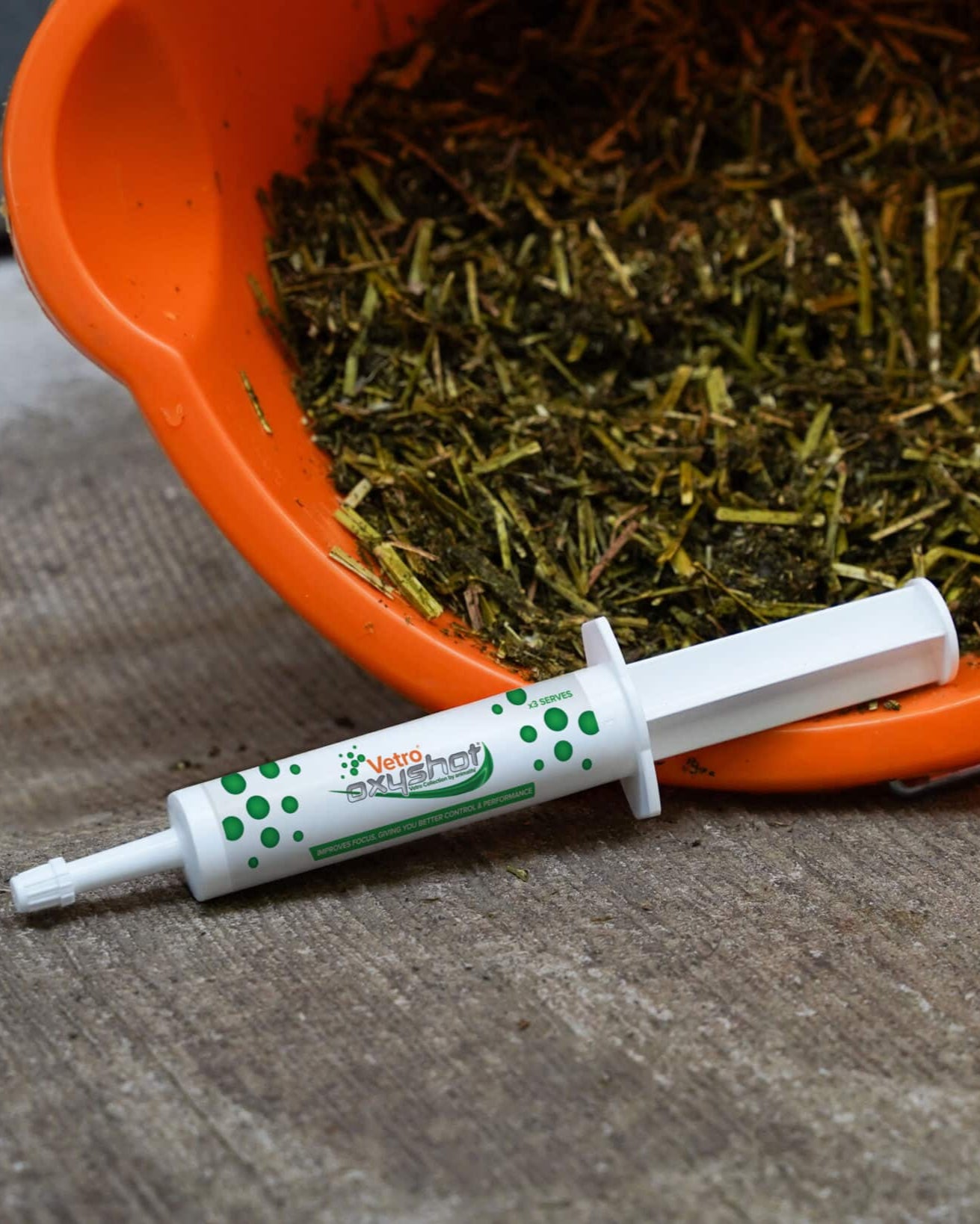 Vetro Oxyshot Horse Supplement Syringe - Equiflair - Performance & Focus