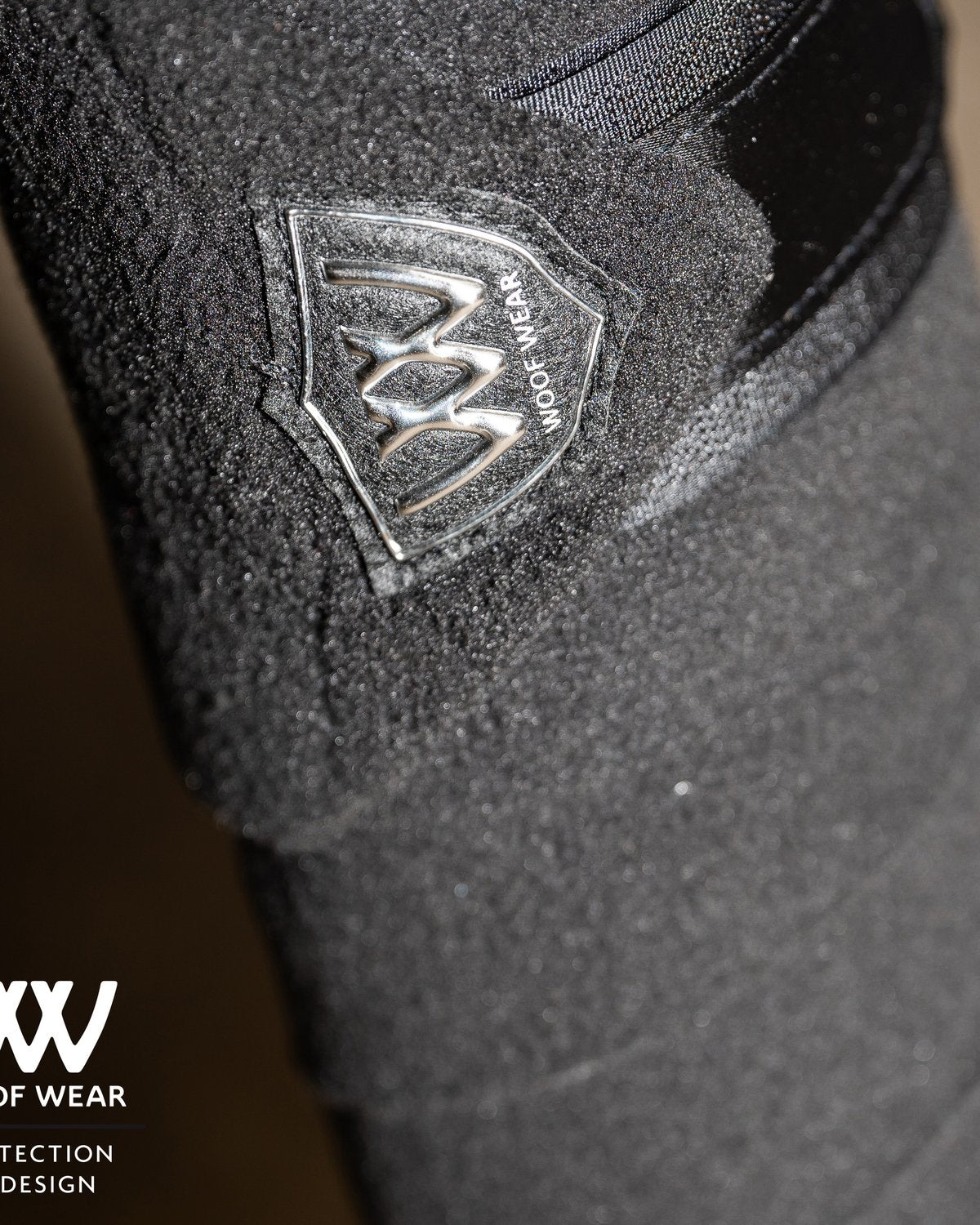 Woof Wear Vision Polo Bandages - Black equestrian leg wraps for horses - Comfortable, supportive bandages.