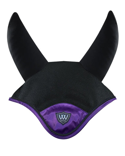 Woof Wear Vision Fly Veil Damson - Close-up view, Horse Riding Equipment