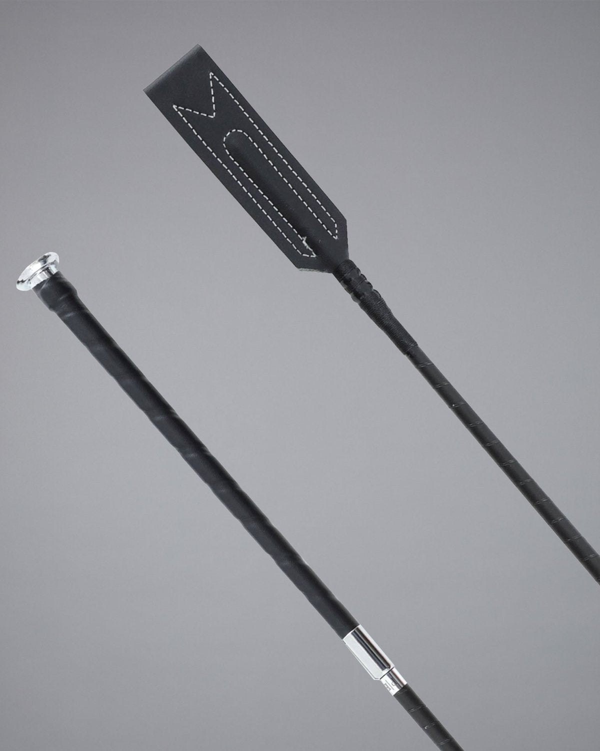 PREMIER EQUINE Volterra Jumping Whip Black: Equestrian Riding Crop for Training & Competition