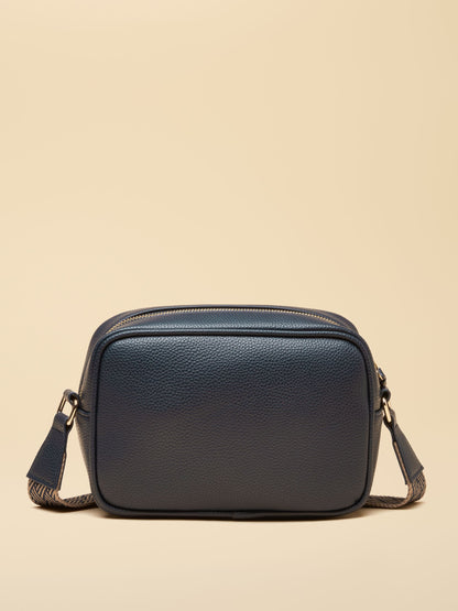 Joules Trent Navy Cross Body Bag for Women | Faux Leather, Adjustable Strap