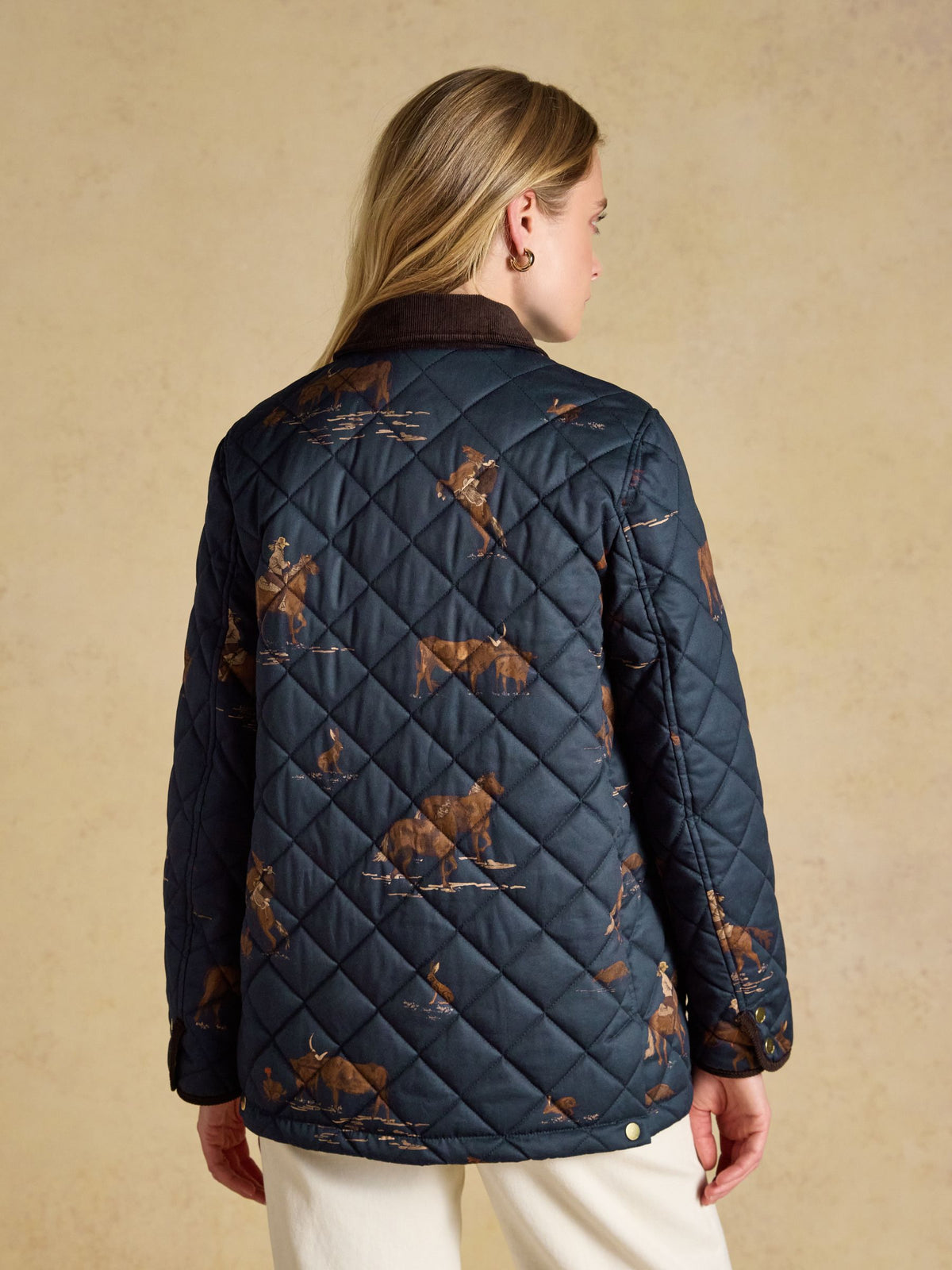 Women's Joules Highgrove Diamond Quilted Jacket