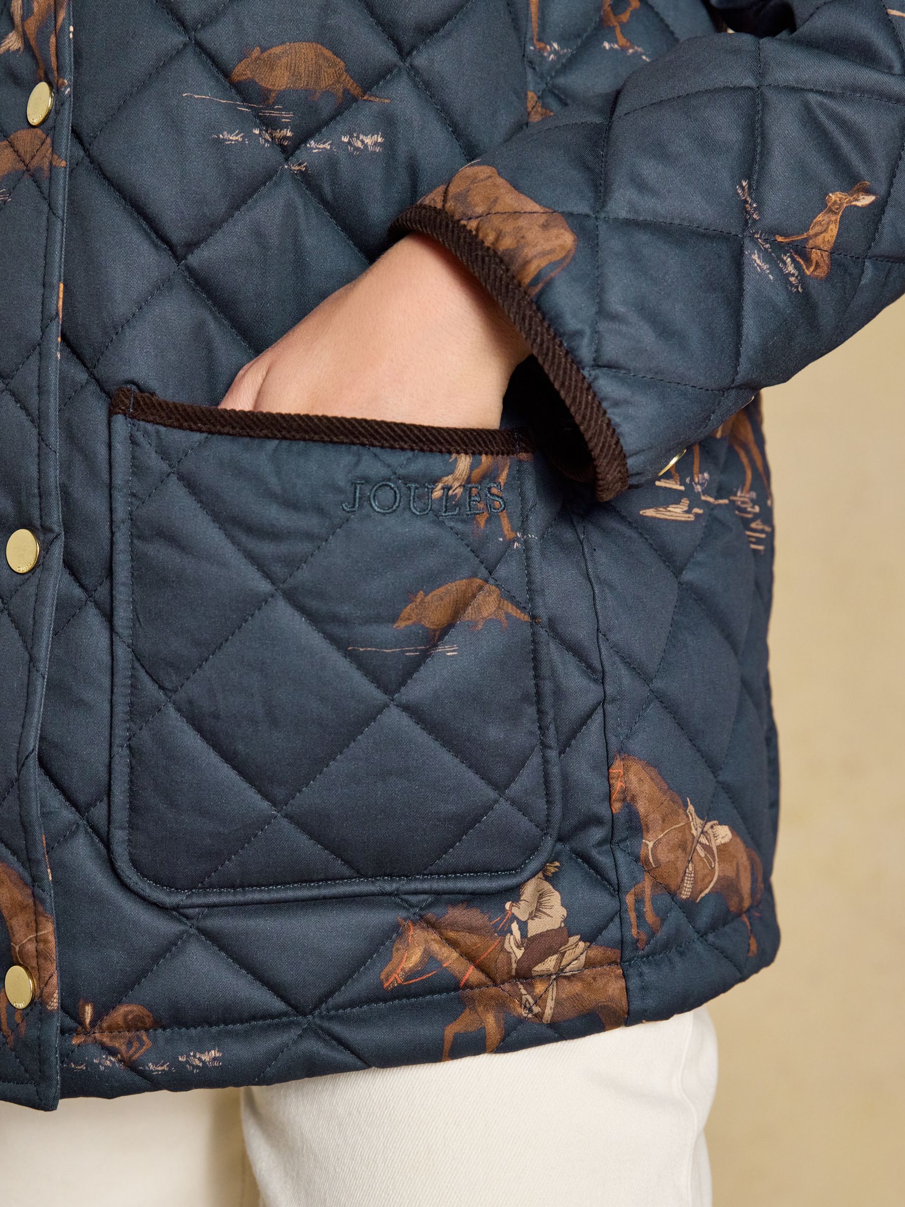 Women's Joules Highgrove Diamond Quilted Jacket