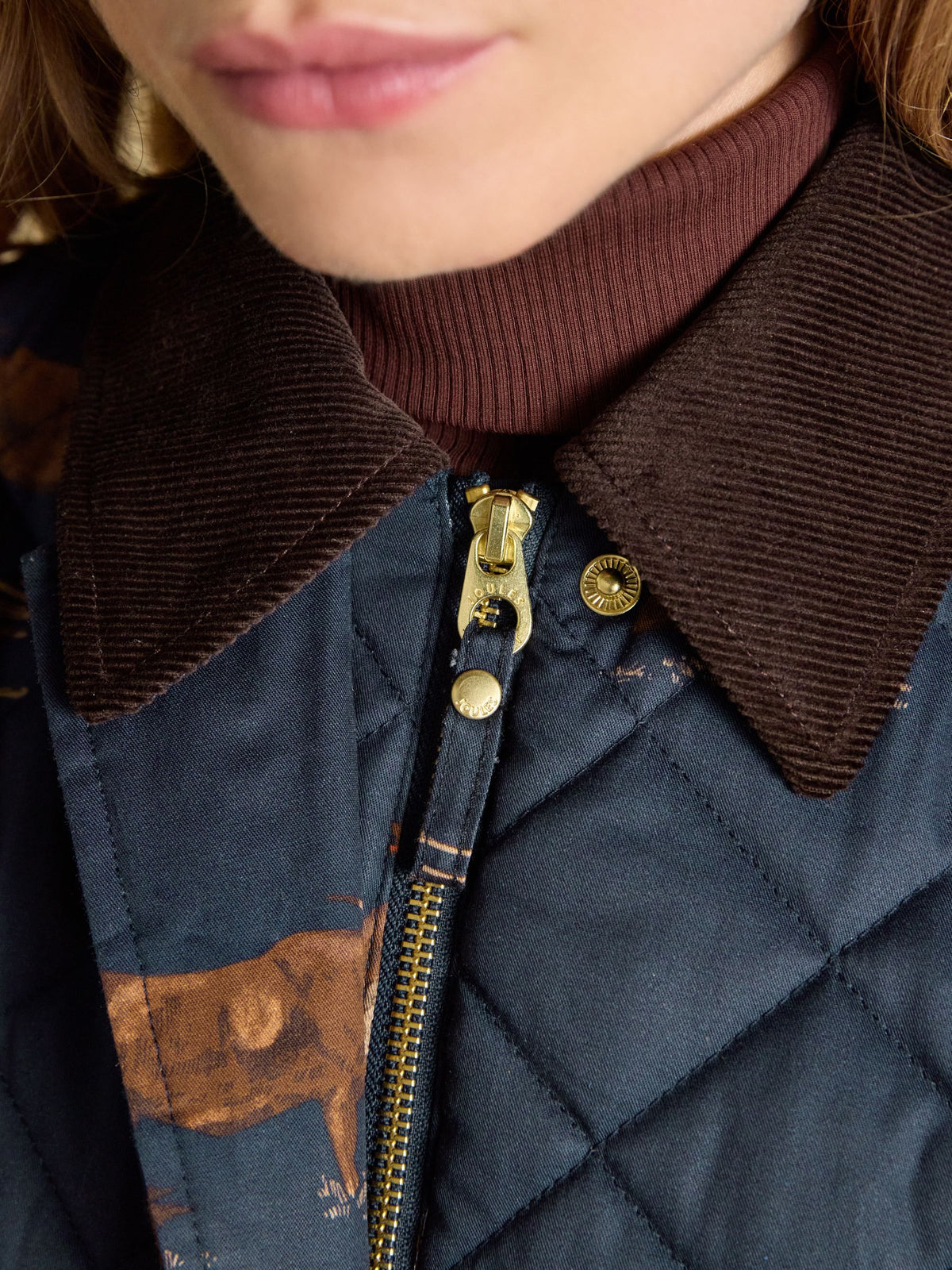 Women's Joules Highgrove Diamond Quilted Jacket