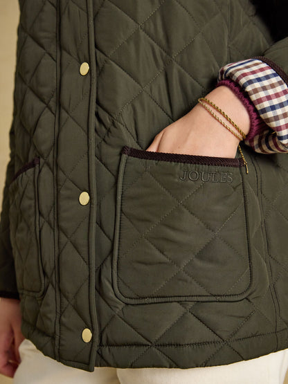 Women's Joules Highgrove Diamond Quilted Jacket