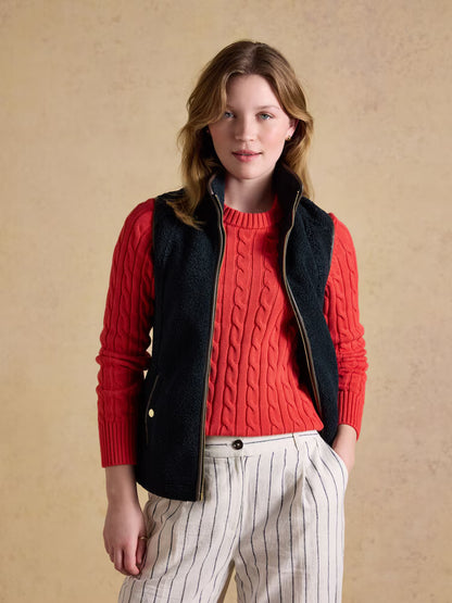 Joules Borg Heritage Navy Fleece Gilet