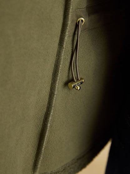 Joules Borg Heritage Khaki Green Fleece Gilet