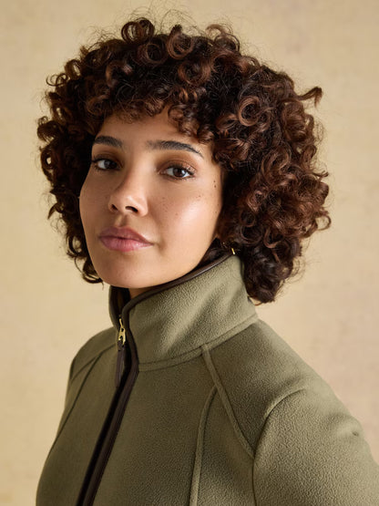 Joules Heritage Light Green Regular Zip Up Fleece