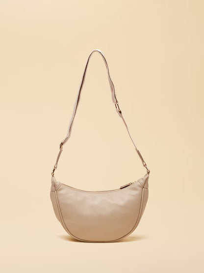 Joules Jade Neutral Half Moon Adjustable Cross-Body Bag