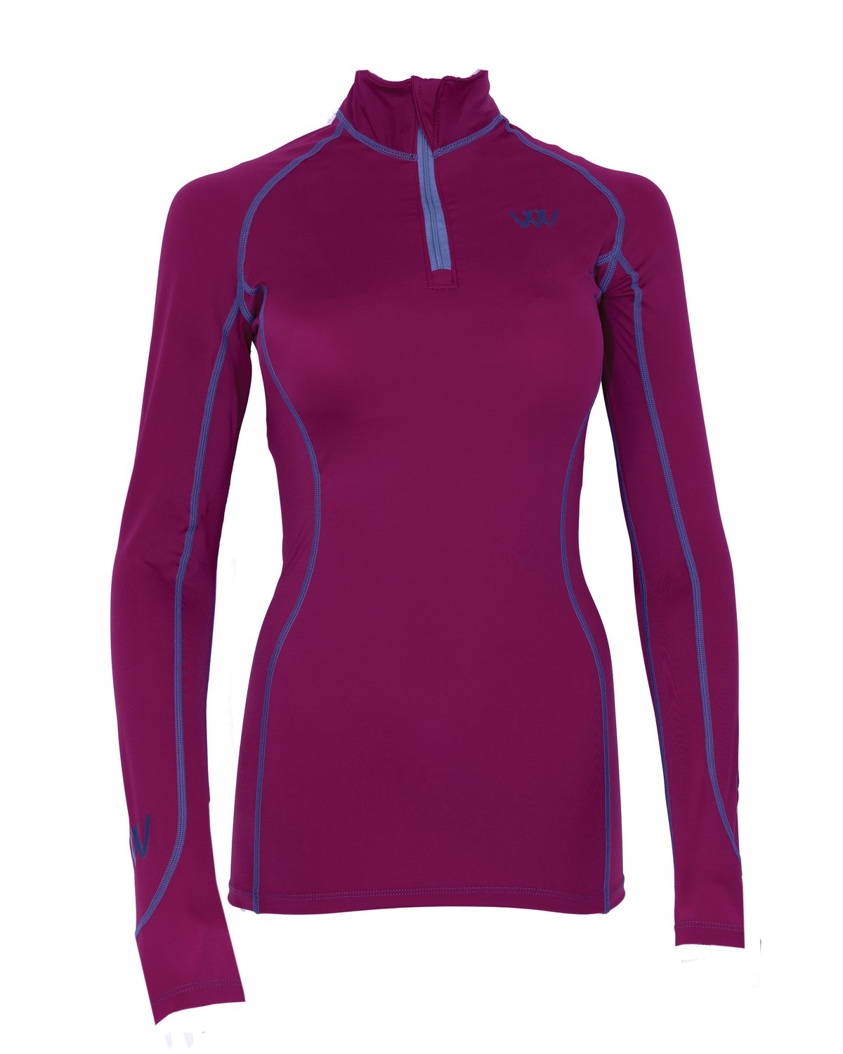 WOOF WEAR PERFORMANCE RIDING SHIRT SHIRAZ - Breathable, Wicking, UPF 30+ at Equiflair