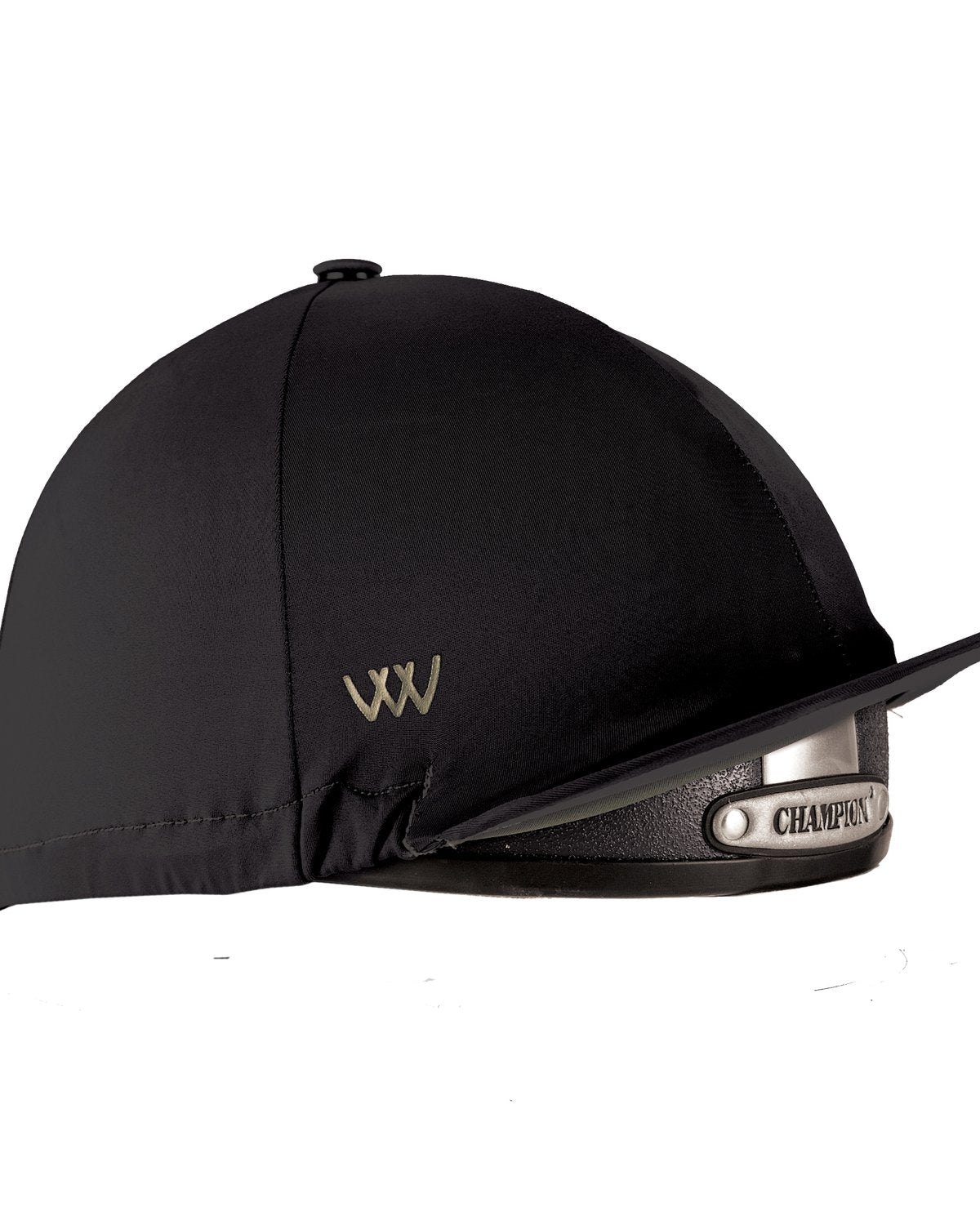 WOOF WEAR Convertible Hat Cover - Black Equestrian Helmet Accessory