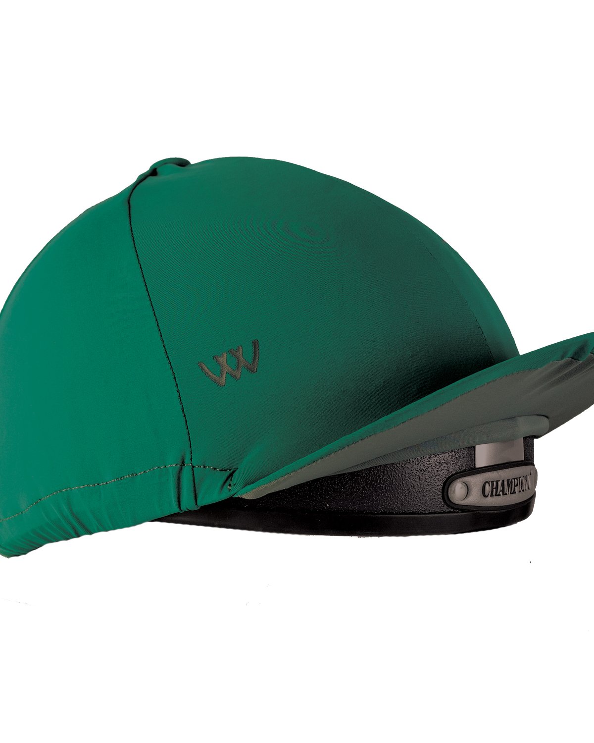 WOOF WEAR CONVERTIBLE HAT COVER in British Racing Green, Equiflair equestrian headwear