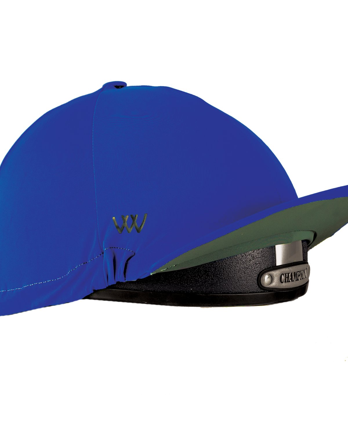 Woof Wear Convertible Hat Cover - Electric Blue | Equestrian Helmet Cover