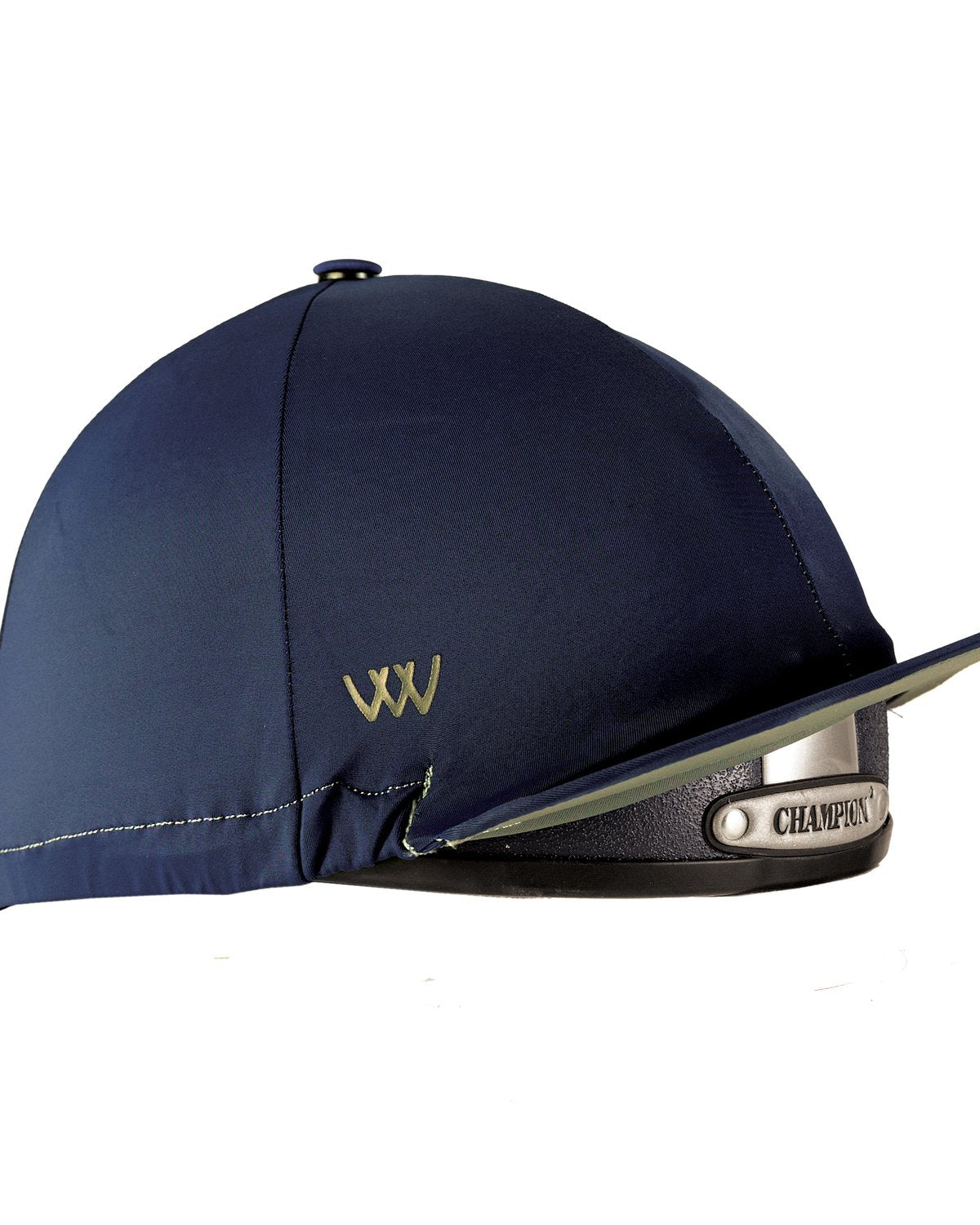 WOOF WEAR Convertible Hat Cover - Navy Blue Equestrian Helmet Accessory