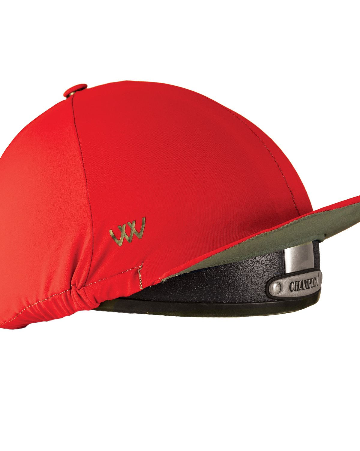 Woof Wear Convertible Hat Cover - Royal Red - Equiflair Riding Helmet Accessory