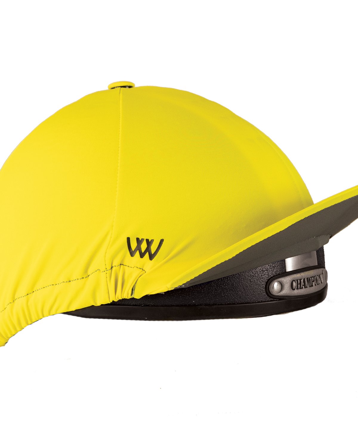 Woof Wear Convertible Hat Cover - Sunshine Yellow. iFlex Fabric, Equestrian Helmet Cover. Equiflair.