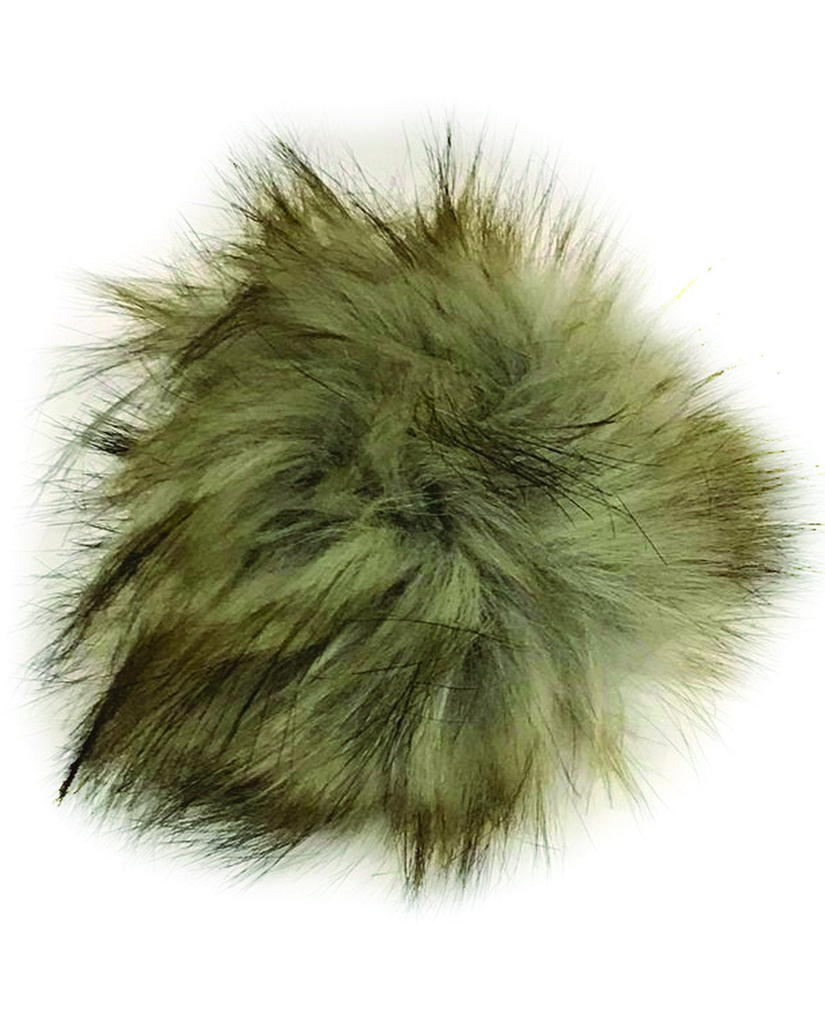 Woof Wear Cappuccino Faux Fur Pom Pom - Attachable Luxury for Your Hat Cover