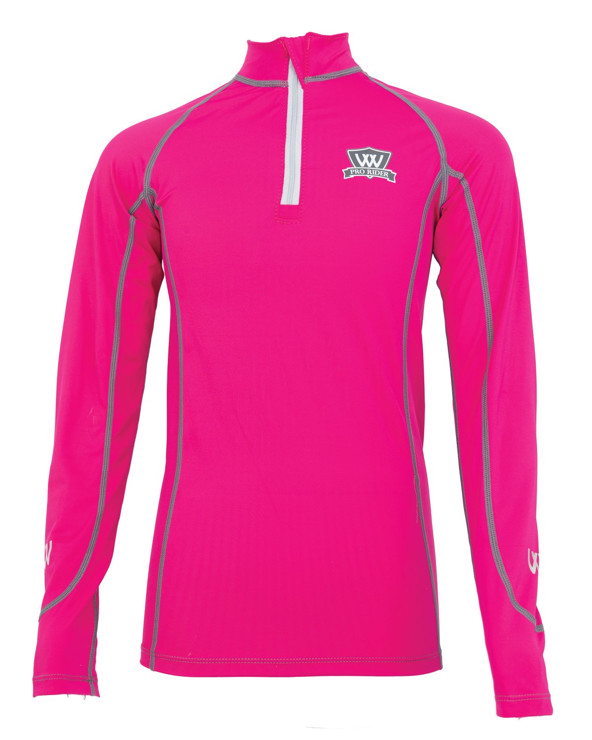 WW Young Rider Pro Performance Shirt Berry - iFlex Stretch, Breathable, UPF 30+ Protection, Active Riding Comfort