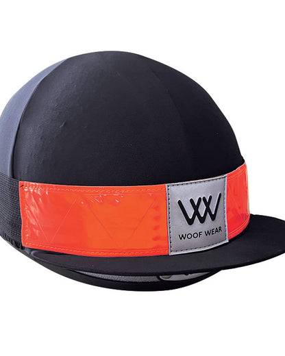 WOOF WEAR HI VIZ Orange Hatband: Enhanced Riding Safety with Reflective Design and Superior Visibility