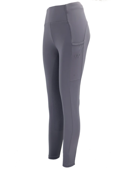 Woof Wear Original Riding Tights - Full Seat Slate