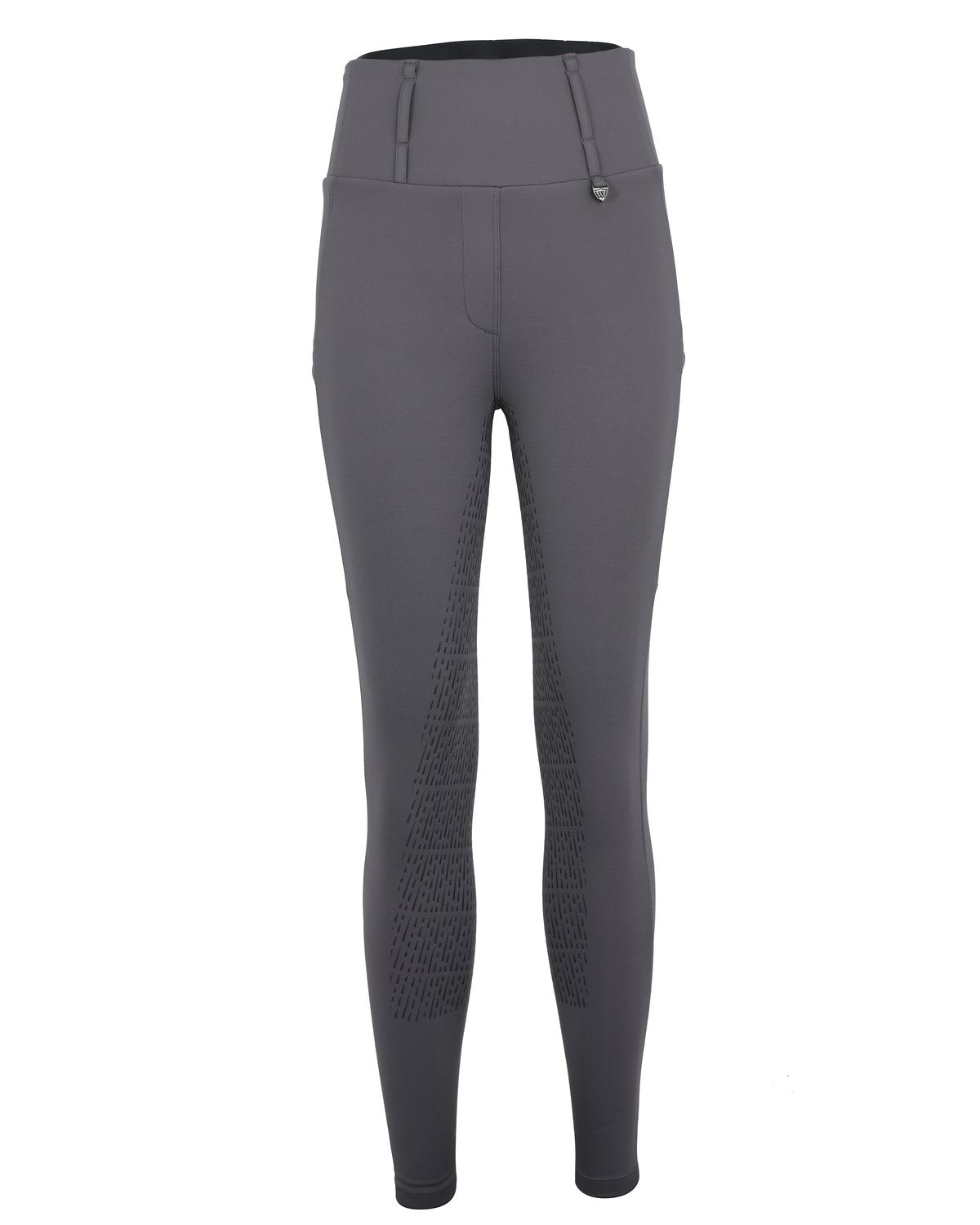 Woof Wear All Season Riding Tights - Dove Grey, Full Seat. Water Repellent.