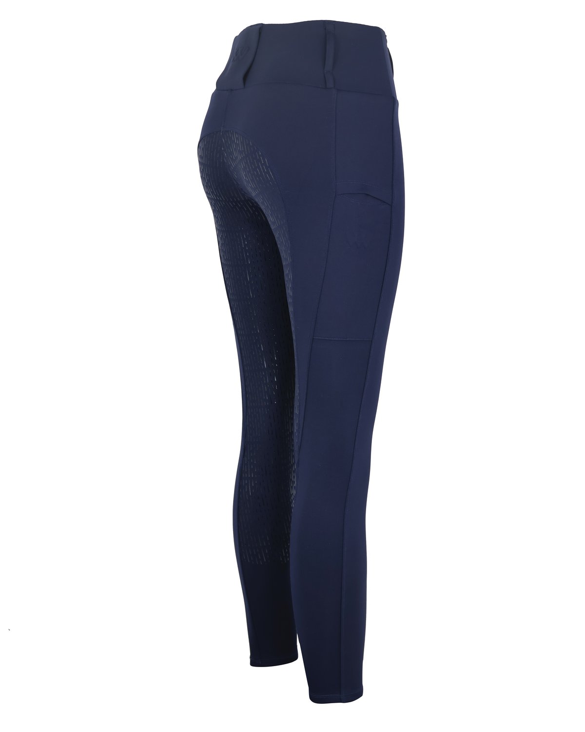 Woof Wear All Season Riding Tights - Full Seat Navy: Water Repellent Equestrian Leggings