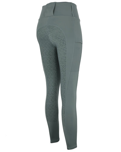 Woof Wear All Season Riding Tights - Full Seat Sage Green, Water Repellent | Equiflair