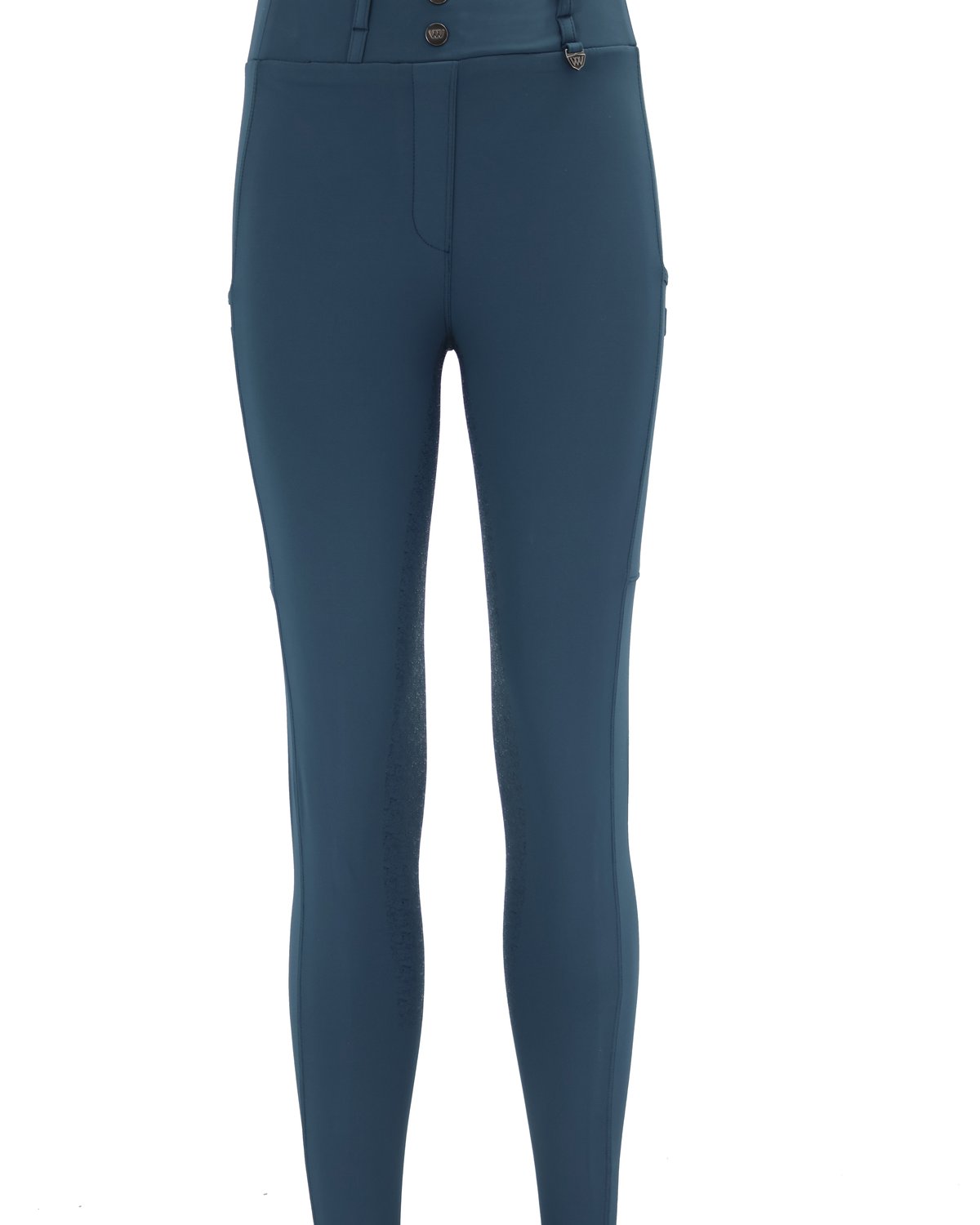 Woof Wear Vision Riding Tights - Petrol Blue Equestrian Tights for Women. Comfortable and Stylish